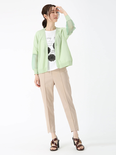 JUDY COLLECTION(ジュディコレクション) |【日本製】レリーフ フラワー Ｔシャツ