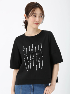 JUDY COLLECTION(ジュディコレクション) |【日本製】カット チュール Ｔシャツ
