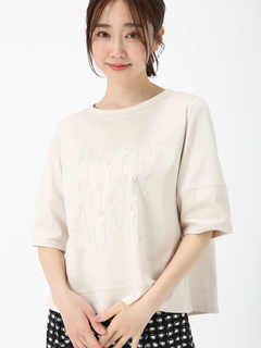 JUDY COLLECTION(ジュディコレクション) |【日本製】カット チュール Ｔシャツ