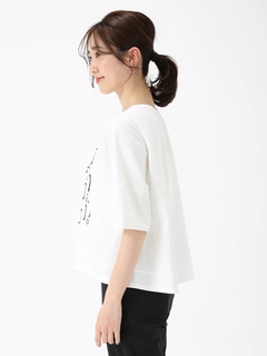 JUDY COLLECTION(ジュディコレクション) |【日本製】カット チュール Ｔシャツ