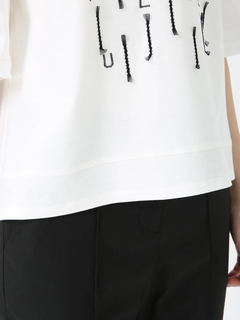 JUDY COLLECTION(ジュディコレクション) |【日本製】カット チュール Ｔシャツ