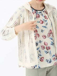 JUDY COLLECTION(ジュディコレクション) |ペーパー レーヨン ニット カーディガン セーター