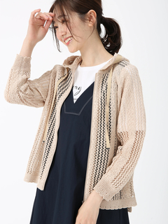 JUDY COLLECTION(ジュディコレクション) |ペーパー レーヨン ニット カーディガン セーター
