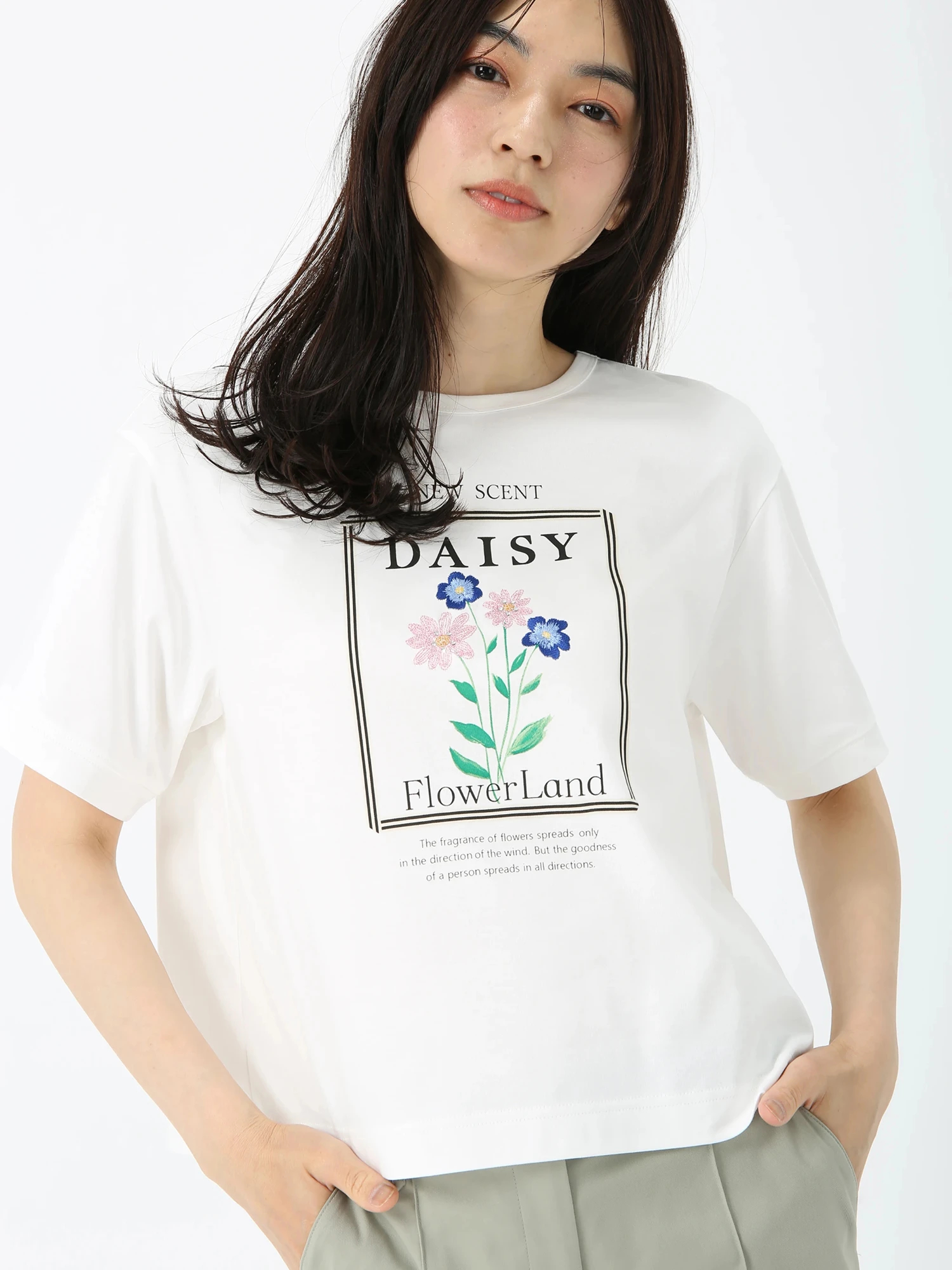 SALE 7/31(木)で終了】 【日本製】DAISY Tシャツ プリントT