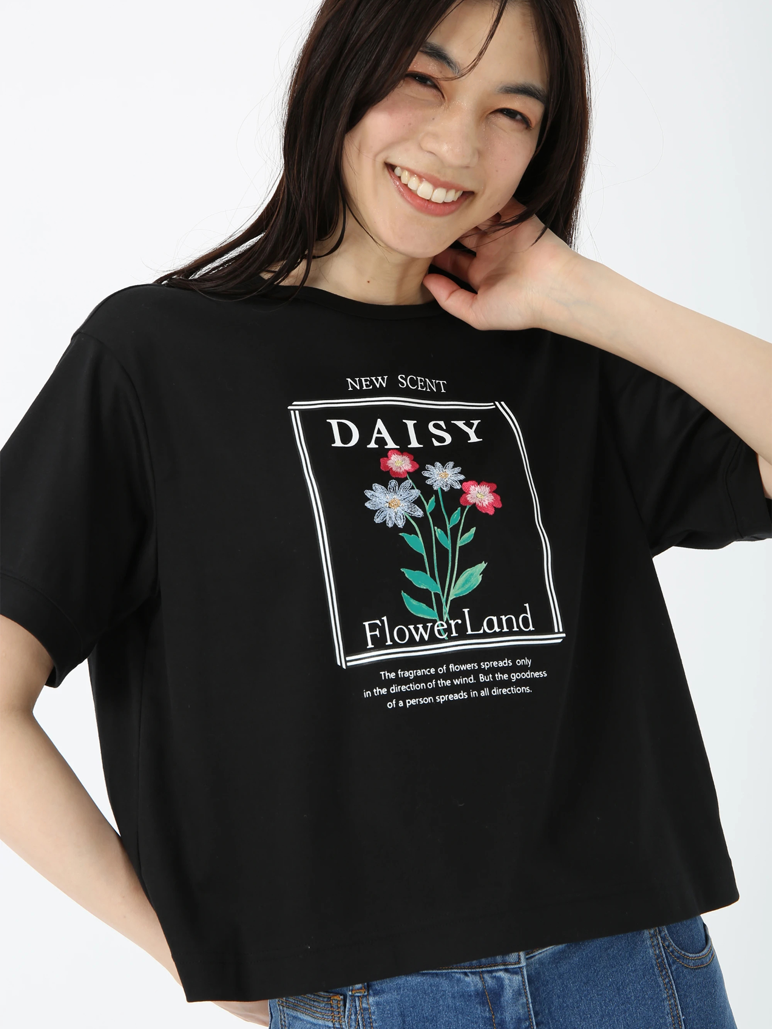 SALE 7/31(木)で終了】 【日本製】DAISY Tシャツ プリントT