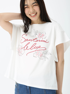JUDY COLLECTION(ジュディコレクション) |【日本製】サントリーニ Tシャツ プリントT