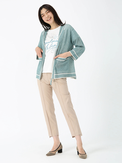 JUDY COLLECTION(ジュディコレクション) |3Dアイレット ニット パーカー フーディ