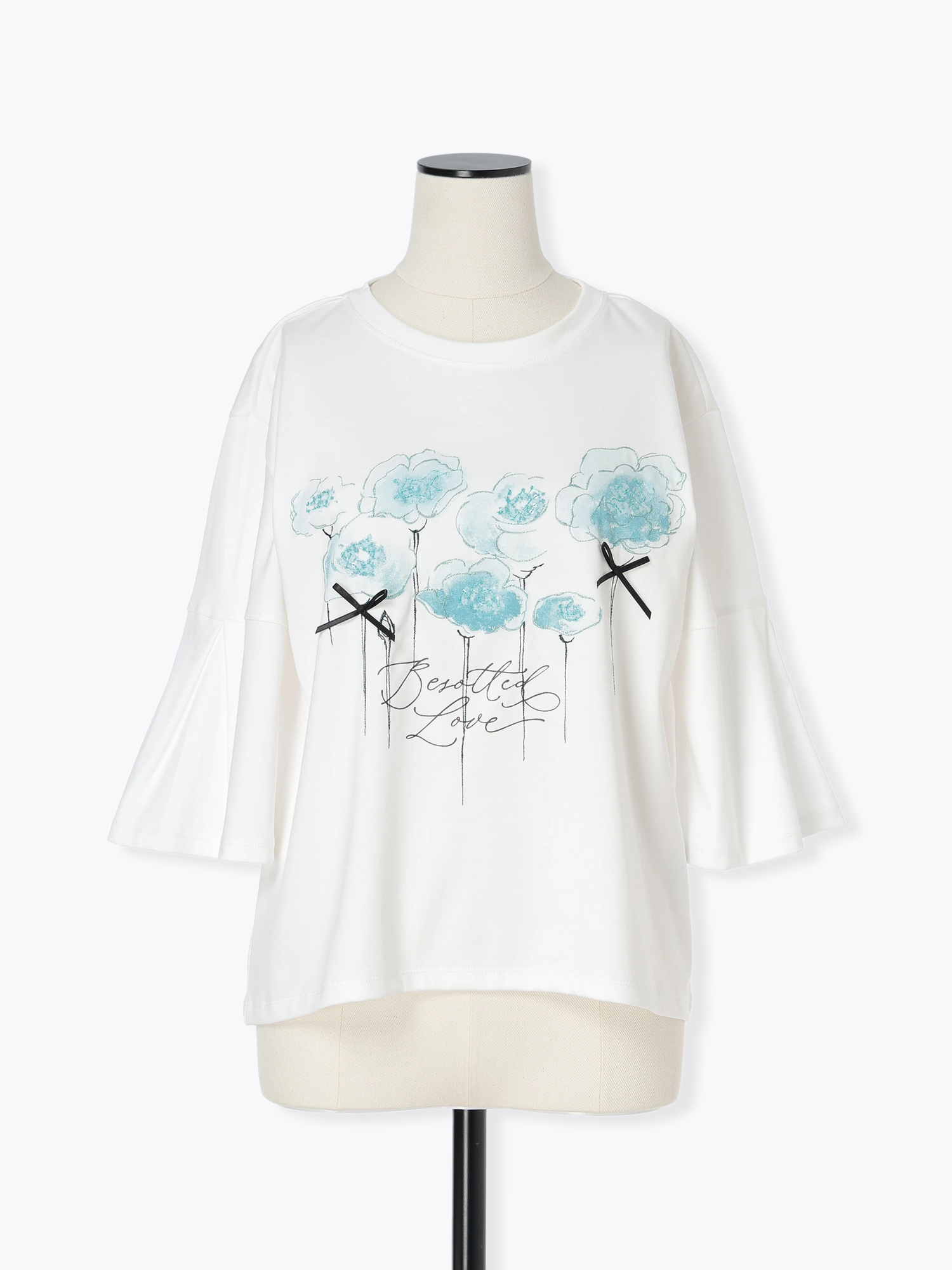 りゅにしまＪＵＤＹＡＮＤＭＡＲＹＴシャツ（白） 日本製】シングルフラワー Tシャツ プリントT ｜ JUDY COLLECTION