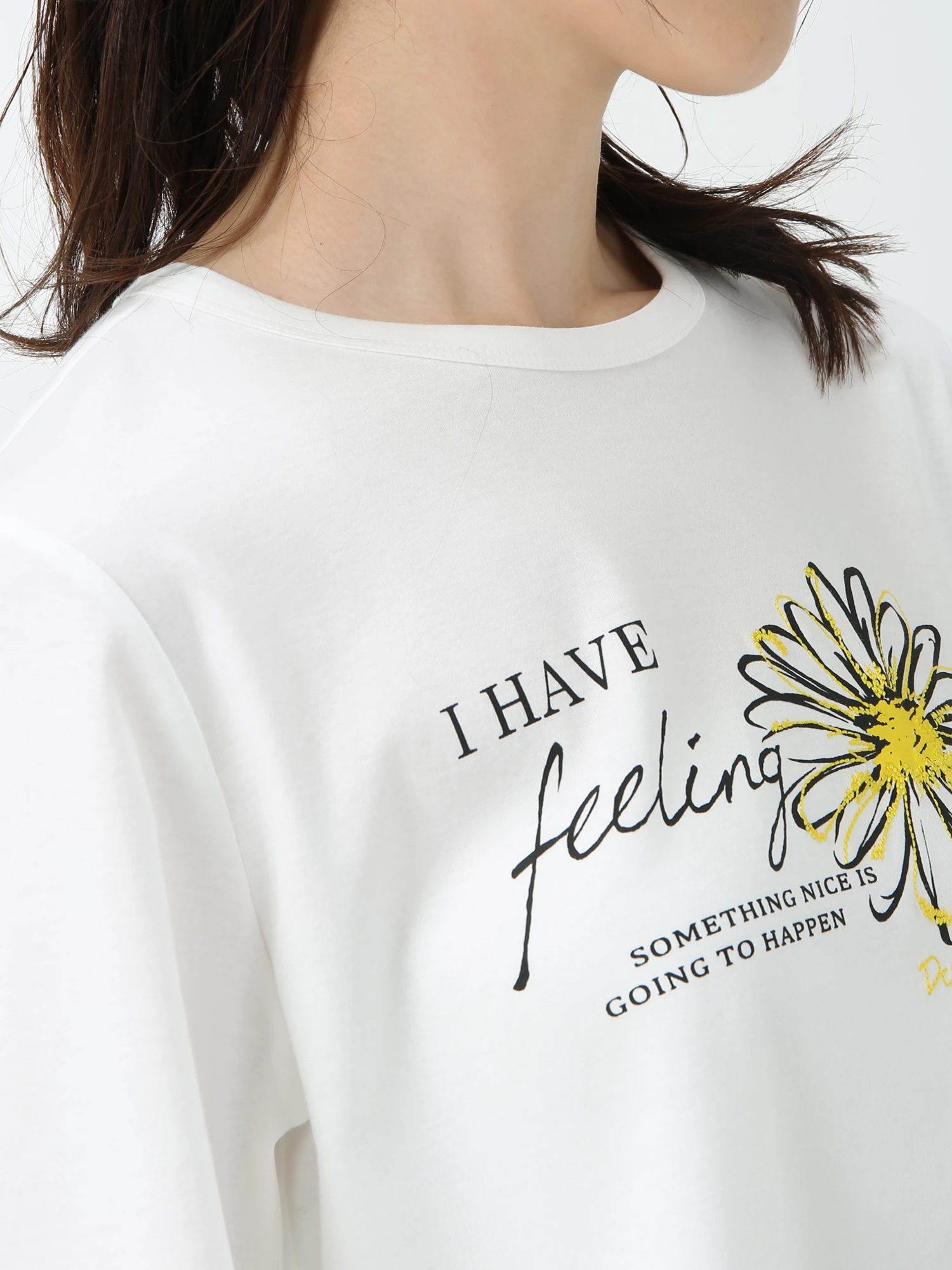t出品 デイジー フラワー Tシャツ プリントT ｜ JUDY COLLECTION