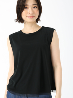 JUDY COLLECTION(ジュディコレクション) |【日本製】ハイツイストジャージ ノースリーブ プルオーバー