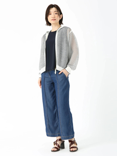 JUDY COLLECTION(ジュディコレクション) |【日本製】ハイツイストジャージ ノースリーブ プルオーバー