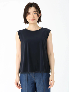 JUDY COLLECTION(ジュディコレクション) |【日本製】ハイツイストジャージ ノースリーブ プルオーバー