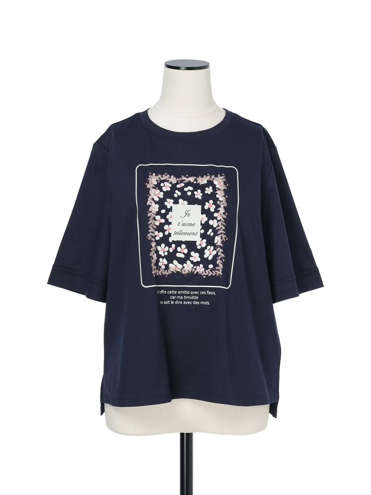 JUDY COLLECTION(ジュディコレクション) |【日本製】アニマルフレーム Tシャツ プリントT