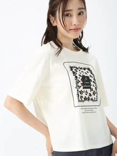 JUDY COLLECTION(ジュディコレクション) |【日本製】アニマルフレーム Tシャツ プリントT