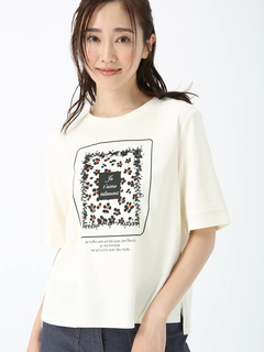 JUDY COLLECTION(ジュディコレクション) |【日本製】アニマルフレーム Tシャツ プリントT