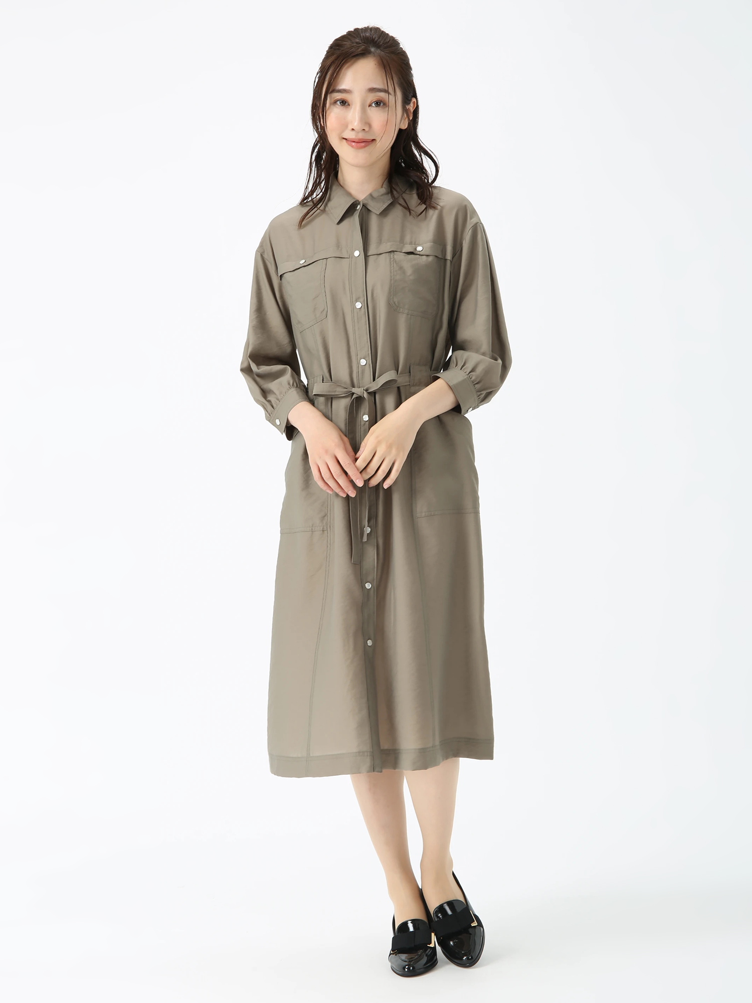 シアーバンブー ブラウス ワンピース ｜ JUDY COLLECTION