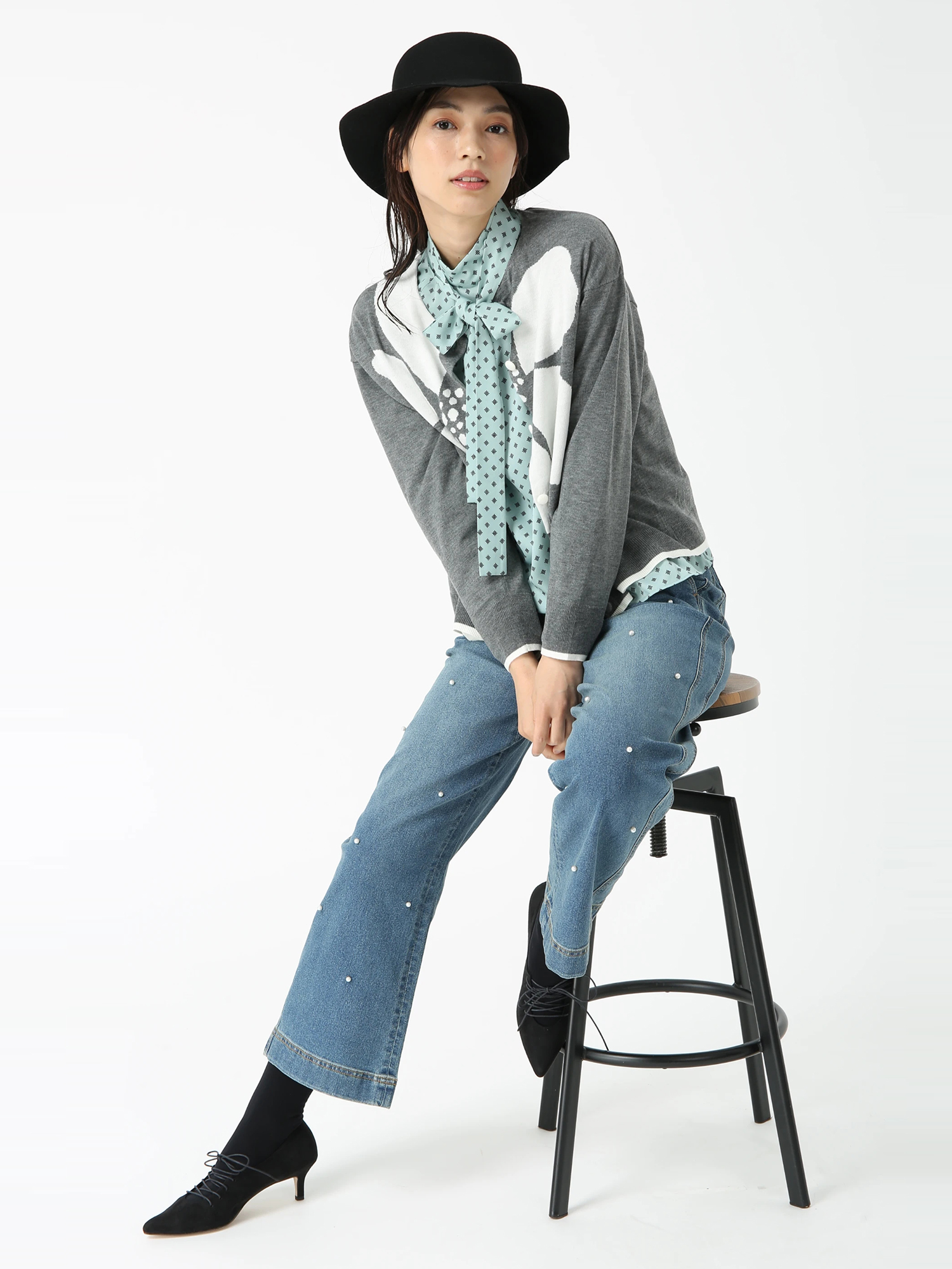 デコレーション デニム パンツ ｜ JUDY COLLECTION（ジュディ