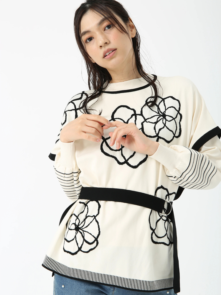 JUDY COLLECTION(ジュディコレクション) |ピーチストレッチ ポンチョ ニット セーター