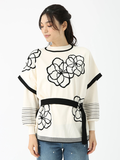 JUDY COLLECTION(ジュディコレクション) |ピーチストレッチ ポンチョ ニット セーター