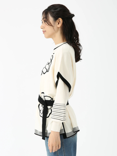 JUDY COLLECTION(ジュディコレクション) |ピーチストレッチ ポンチョ ニット セーター