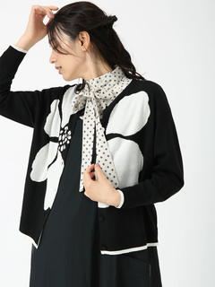 JUDY COLLECTION(ジュディコレクション) |フラワーシルエット カーディガン