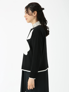 JUDY COLLECTION(ジュディコレクション) |フラワーシルエット カーディガン