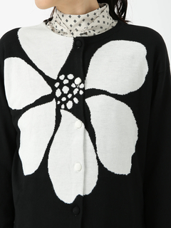 JUDY COLLECTION(ジュディコレクション) |フラワーシルエット カーディガン