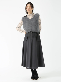 JUDY COLLECTION(ジュディコレクション) |ネオンチュールプリント ロンT インナー