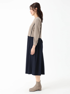 JUDY COLLECTION(ジュディコレクション) |タイルジャガード ワンピース ドレス