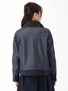 JUDY COLLECTION(ジュディコレクション) |デニムタフタ ジャケット ブルゾン
