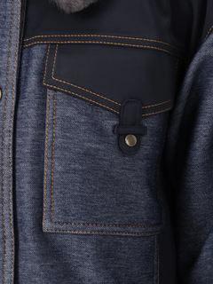 JUDY COLLECTION(ジュディコレクション) |デニムタフタ ジャケット ブルゾン