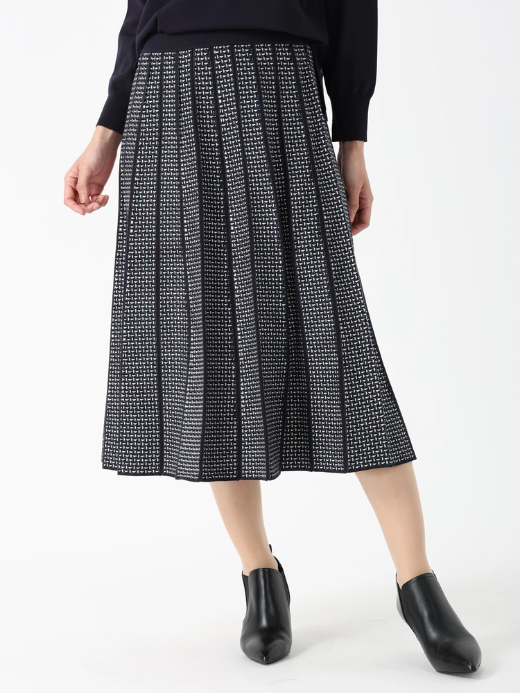 JUDY COLLECTION(ジュディコレクション) |インターシャジャカード スカート