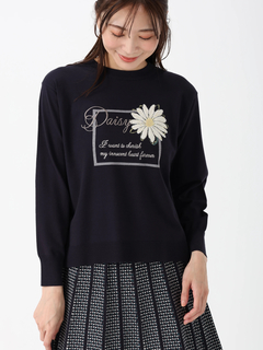 JUDY COLLECTION(ジュディコレクション) |インターシャジャカード ニット セーター