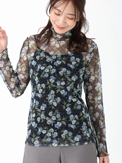 JUDY COLLECTION(ジュディコレクション) |【日本製】 デイジープリント チュール インナー