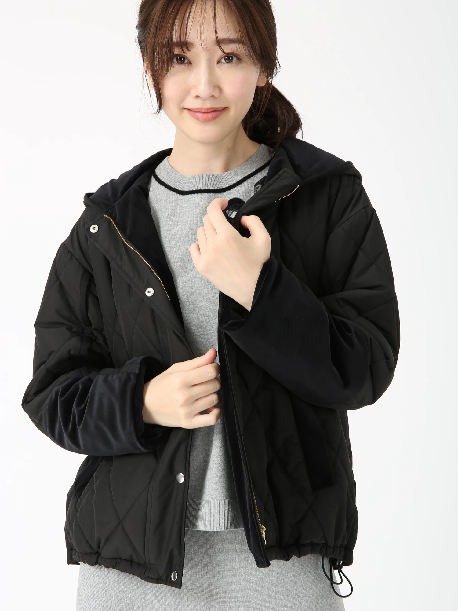 エレガントキルト 中綿 ジャケット ｜ JUDY COLLECTION（ジュディ