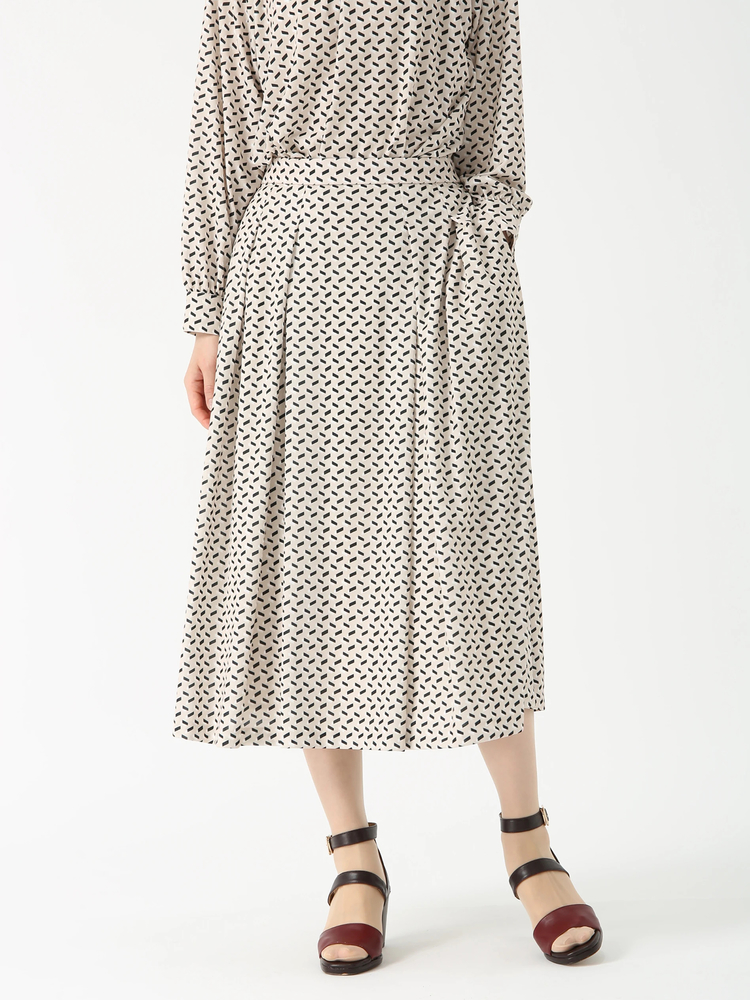 JUDY COLLECTION(ジュディコレクション) |【カタログ掲載】ステンドジオメ／ウィスパーフルールプリント スカート