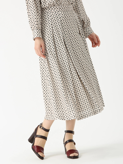 JUDY COLLECTION(ジュディコレクション) |【カタログ掲載】ステンドジオメ／ウィスパーフルールプリント スカート