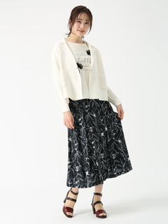 JUDY COLLECTION(ジュディコレクション) |【カタログ掲載】ステンドジオメ／ウィスパーフルールプリント スカート