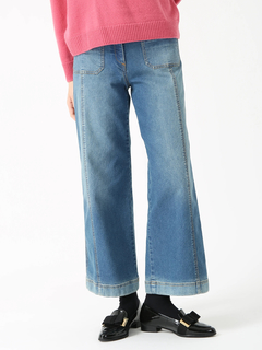 JUDY COLLECTION(ジュディコレクション) |ワイドタック デニム パンツ