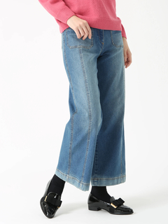 JUDY COLLECTION(ジュディコレクション) |ワイドタック デニム パンツ