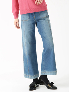 JUDY COLLECTION(ジュディコレクション) |ワイドタック デニム パンツ