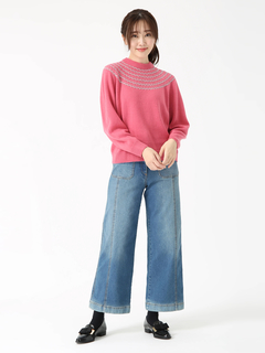 JUDY COLLECTION(ジュディコレクション) |ワイドタック デニム パンツ