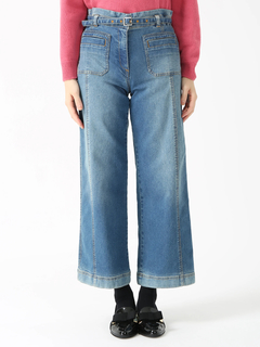 JUDY COLLECTION(ジュディコレクション) |ワイドタック デニム パンツ