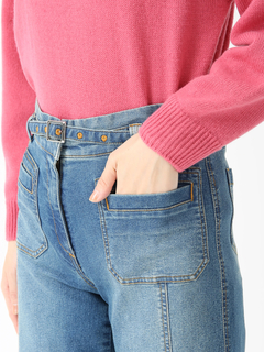 JUDY COLLECTION(ジュディコレクション) |ワイドタック デニム パンツ