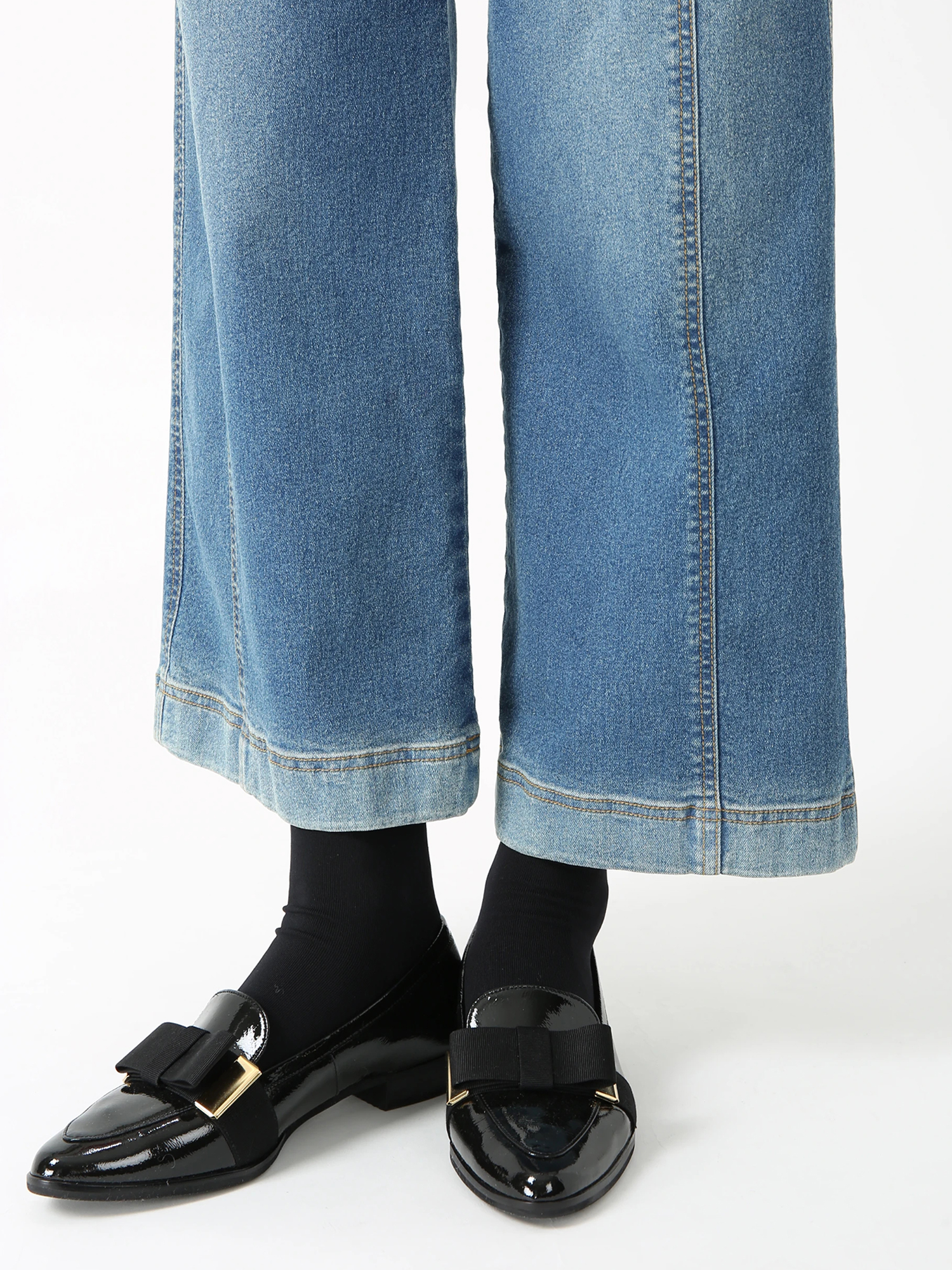 ワイドタック デニム パンツ ｜ JUDY COLLECTION（ジュディ