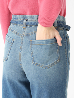 JUDY COLLECTION(ジュディコレクション) |ワイドタック デニム パンツ