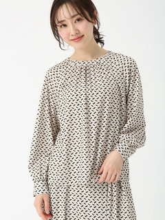 JUDY COLLECTION(ジュディコレクション) |ステンドジオメ プリント ブラウス シャツ