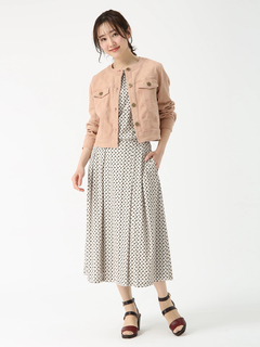 JUDY COLLECTION(ジュディコレクション) |ステンドジオメ プリント ブラウス シャツ