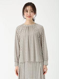 JUDY COLLECTION(ジュディコレクション) |ステンドジオメ プリント ブラウス シャツ