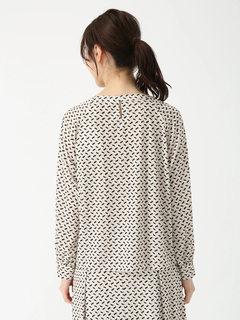 JUDY COLLECTION(ジュディコレクション) |ステンドジオメ プリント ブラウス シャツ